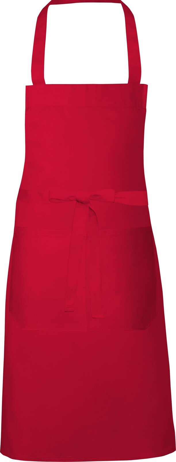 Rood hobbyschort voor professionele keukenkleding